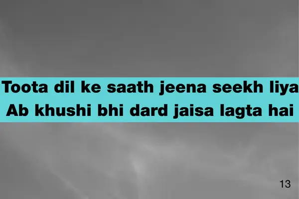 Broken Heart Sad Shayari