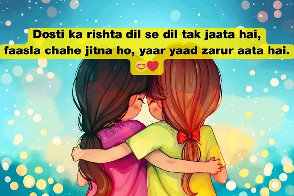 dosti par shayari in hindi