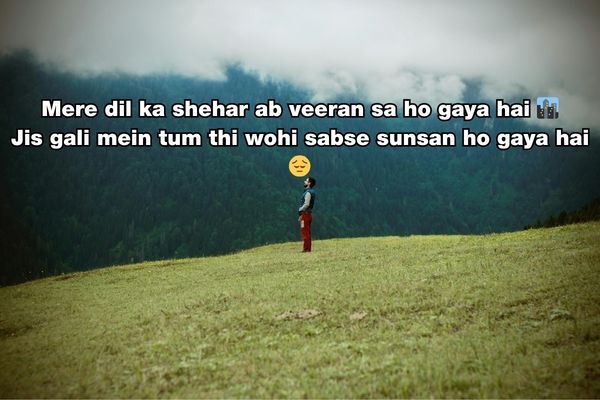 alone sad shayari in english