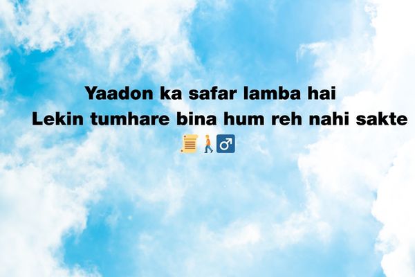 Love miss you shayari​