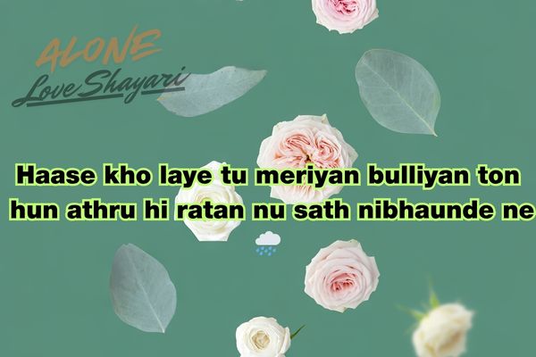 punjabi sad shayari​