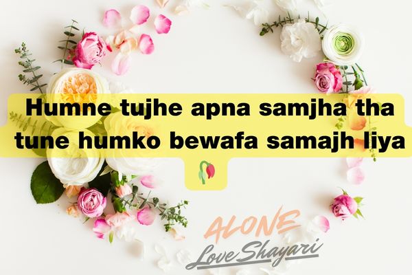 hindi shayari love sad​