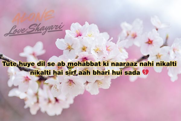 sad shayari in english​