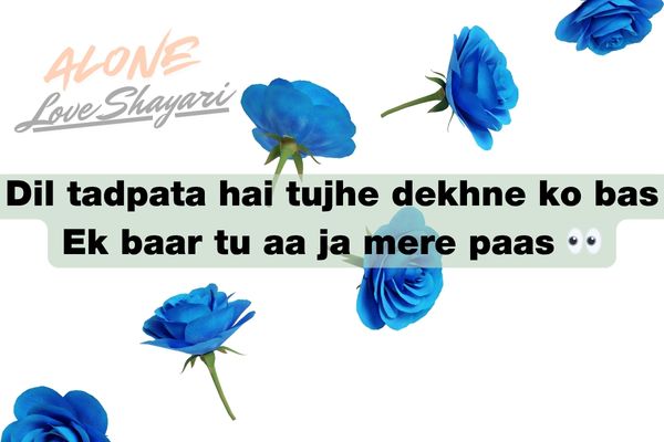 heart touching sad shayari in english​