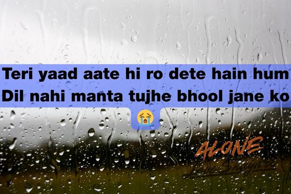 heart touching sad shayari in english​