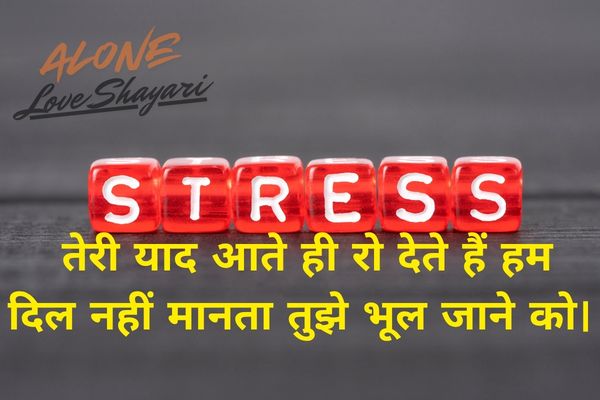 heart touching sad shayari in english​