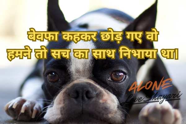 sad shayari 2 line heart touching​