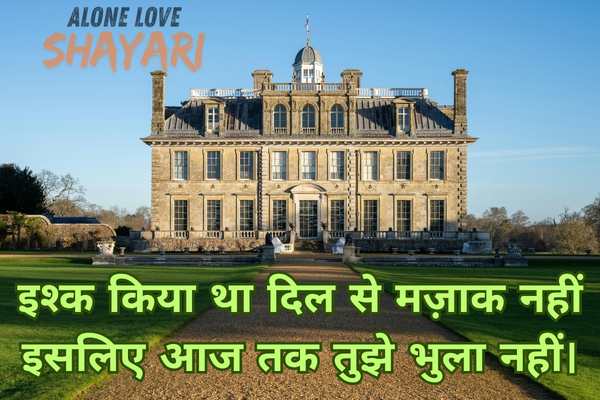 sad love shayari in english​