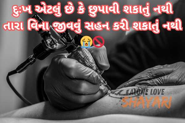 gujarati shayari sad​