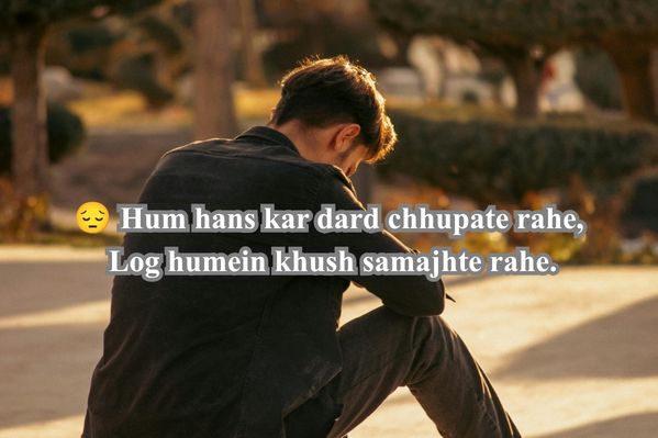 sad shayari in roman english​