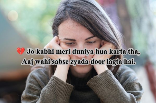 sad shayari in roman english​